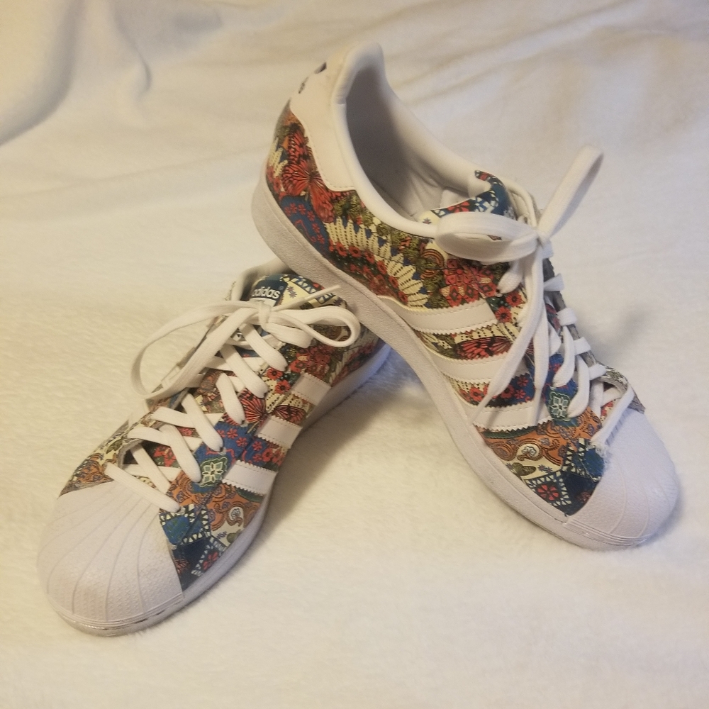 Adidas superstar tropical shoes